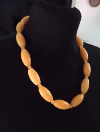Collana pietre naturali gialle