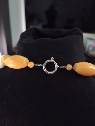 Collana pietre naturali gialle