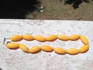Collana pietre naturali gialle