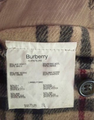 Abrigo Burberry Hombre
