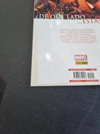 CÓMIC CIVIL WAR / NÚMERO 1