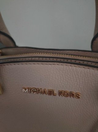 Bolso Michael Kors Rosa y Dorado