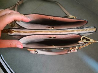 Bolso Michael Kors Rosa y Dorado