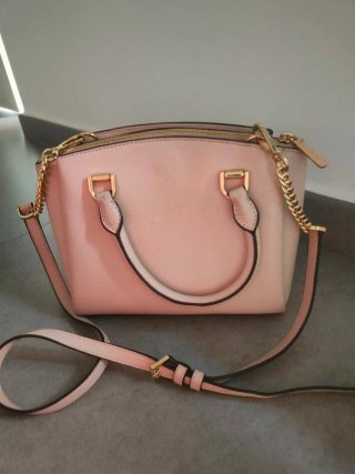 Bolso Michael Kors Rosa y Dorado