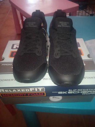 Zapatillas Skechers Talla 38 Mujer Negras