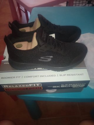 Zapatillas Skechers Talla 38 Mujer Negras