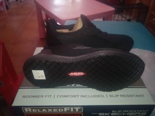 Zapatillas Skechers Talla 38 Mujer Negras