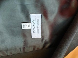 Chaqueta de vestir negra