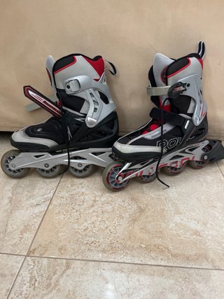 Patines Rollerblade Negros y Rojos Talla 39