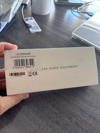 LD Systems U506 IEM R Receptor Petaca