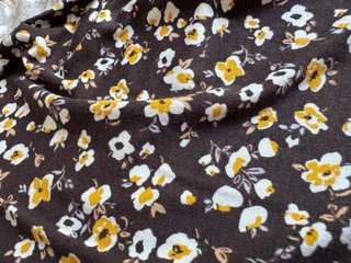 Vestido corto estampado floral S