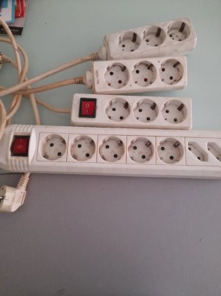Regletas de enchufes con interruptor