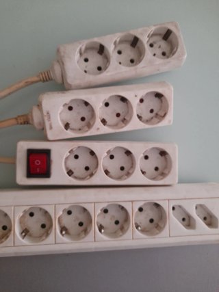 Regletas de enchufes con interruptor