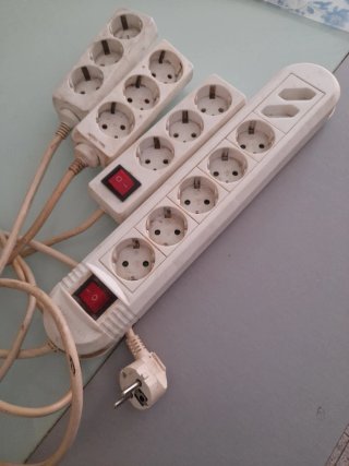 Regletas de enchufes con interruptor