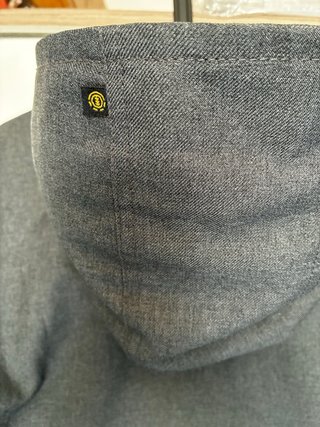 Chaqueta Element Hombre Gris con Capucha