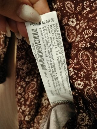 Vestido Pull&Bear estampado retro vintage oversize