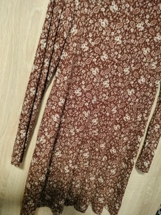 Vestido Pull&Bear estampado retro vintage oversize