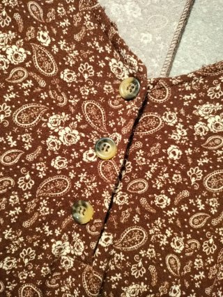 Vestido Pull&Bear estampado retro vintage oversize