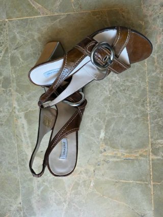 Sandalias Lola Cruz Marrón Talla 38