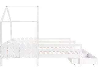 Cama casita doble infantil