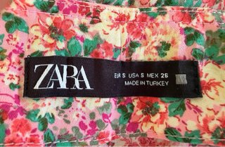 Falda pantalón corta floral