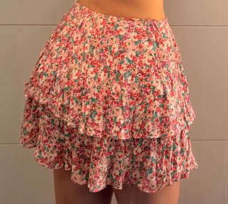 Falda pantalón corta floral