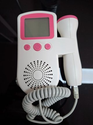 Doppler Fetal Rosa y Blanco