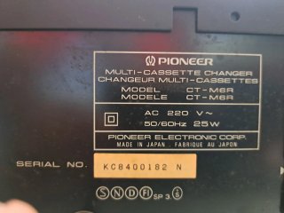 Pioneer CT-M6R Multi Cassette Changer