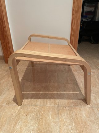 Reposapiés Ikea Poäng desenfundable