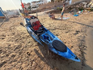 Kayak de pesca a pedales(Galaxy kayak)