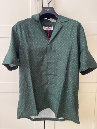 Camisa Orlebar Brown Maitan manga corta estampada
