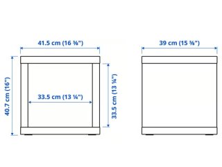 Estantería KALLAX IKEA blanca con patas