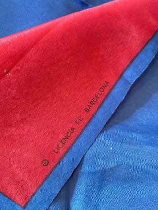 Bandera FC Barcelona vintage futbol