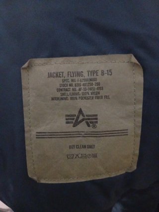 Chaqueta Alpha Industries Verde Militar