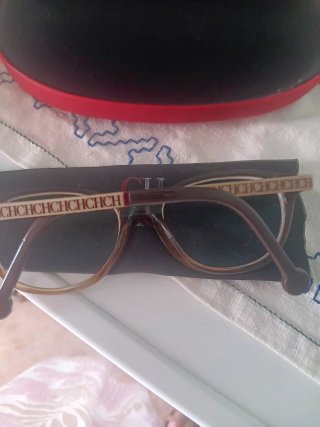 Monturas Gafas Carolina Herrera Marrón/Dorado