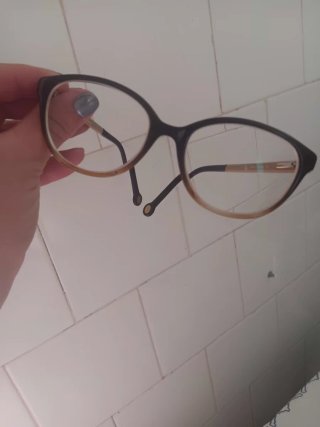 Monturas Gafas Carolina Herrera Marrón/Dorado