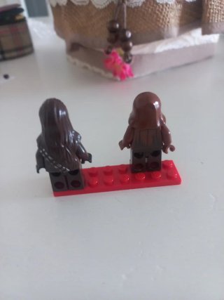 Figuras LEGO Star Wars Chewbacca y Ewok