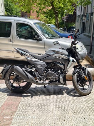 Morbidelli F125 Naked Moto Gris