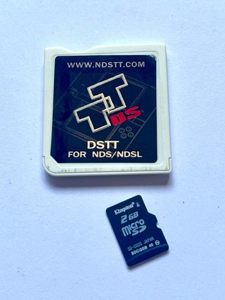 Tarjeta DSTT para NDS/NDSL + MicroSD Kingston 2GB
