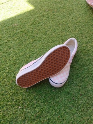 Zapatillas Vans Checkerboard Rosa Talla 34.5