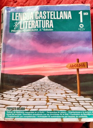 Lengua castellana y literatura, 1 BACH.