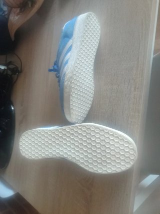 Zapatillas Adidas Gazelle Azul y Blanco