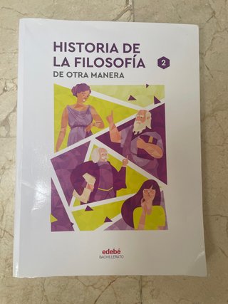 Historia de la filosofía, 2 Bachillerato