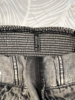 Top vaquero gris Stradivarius Talla S