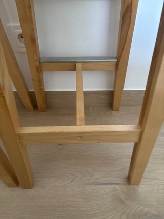 Pack 2 Taburetes Altos Ikea Roble