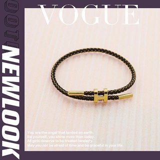 Pulsera GAUEIOUR H Acero Titanio Negra Dorada