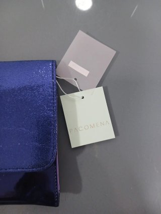 Bolso fiesta Menbur azul , cartera, Paco Mena