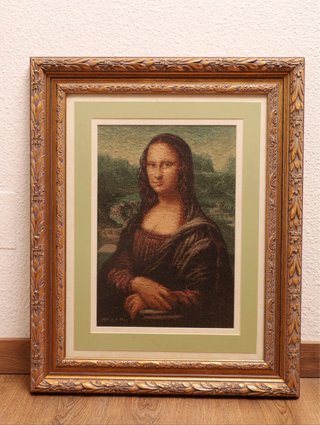 Cuadro Punto de Cruz Mona Lisa