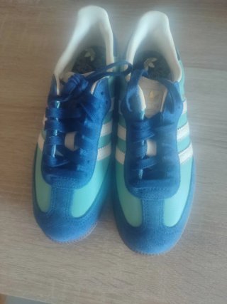 Zapatillas Adidas Samba Azul/Verde