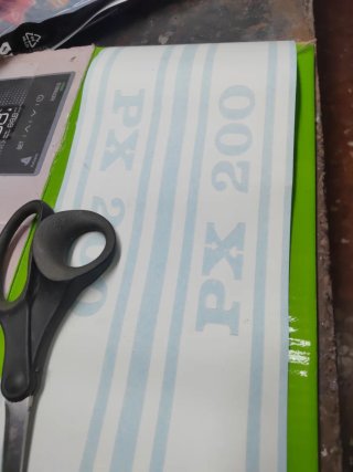 Kit Adhesivo Vespa PX 200 Blanco para los cófanos